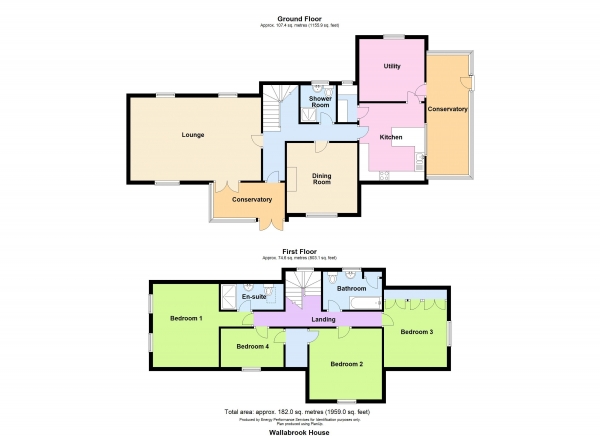 Floor Plan Image for 4 Bedroom Detached House for Sale in Heathfield, Tavistock