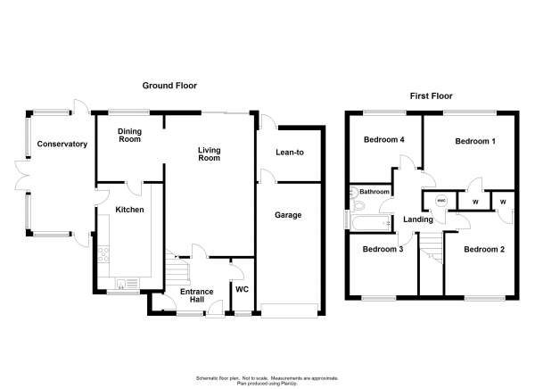 Floor Plan Image for 4 Bedroom Link Detached House for Sale in Tavistock