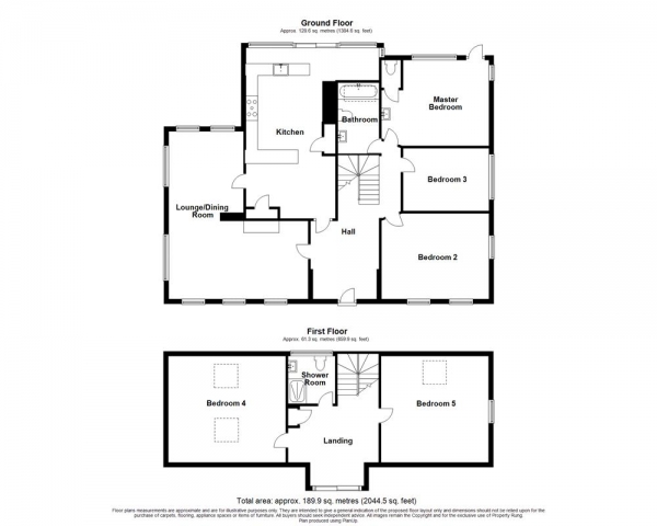 Floor Plan Image for 5 Bedroom Detached House for Sale in Errington Road, Darras Hall, Ponteland