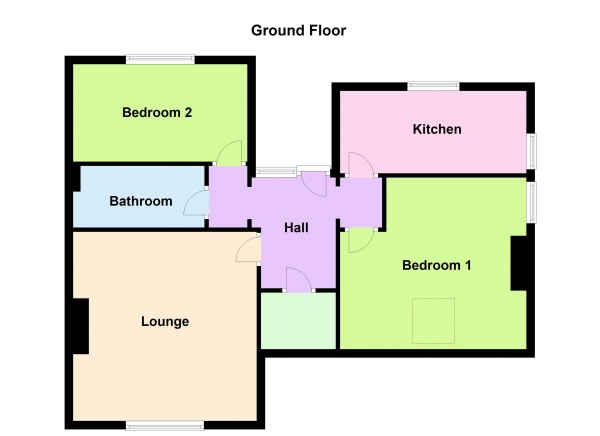 Floor Plan Image for 2 Bedroom Apartment for Sale in Sutton Road, Walsall, WS1 2PQ