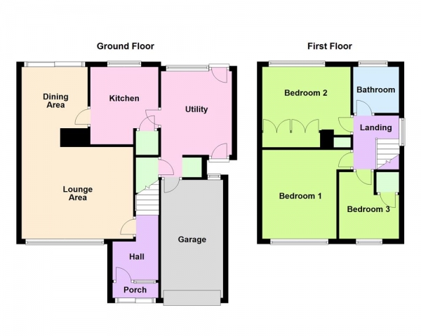 Floor Plan Image for 3 Bedroom Semi-Detached House for Sale in Argyle Road, Walsall, WS4 2EX