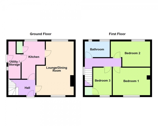 Floor Plan Image for 3 Bedroom Semi-Detached House for Sale in Devon Crescent, Aldridge, WS9 8JH