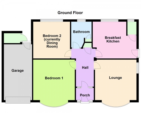 Floor Plan Image for 2 Bedroom Bungalow for Sale in Walsall Road, Aldridge, WS9 0JT