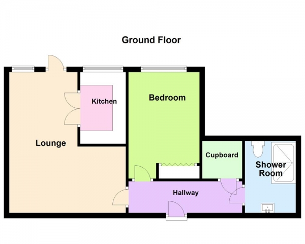 Floor Plan Image for 1 Bedroom Retirement Property for Sale in Leighswood Road, Walsall