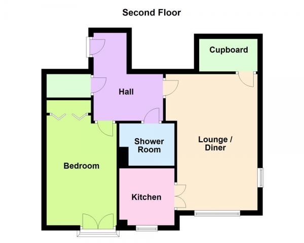 Floor Plan Image for 1 Bedroom Retirement Property for Sale in Leighswood Road, Aldridge, WS9 8AB