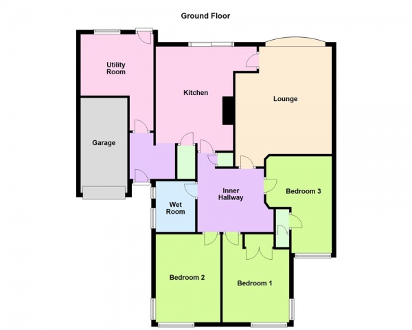 Floor Plan Image for 3 Bedroom Bungalow for Sale in Norfolk Crescent, Aldridge, WS9 8RF