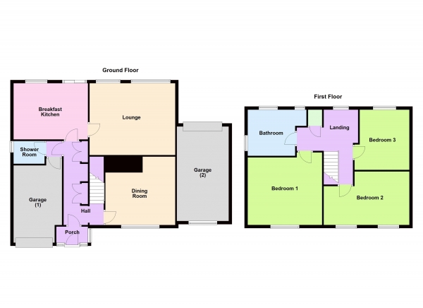 Floor Plan Image for 3 Bedroom Detached House for Sale in Fallowfield Road, Walsall, WS5 3DL