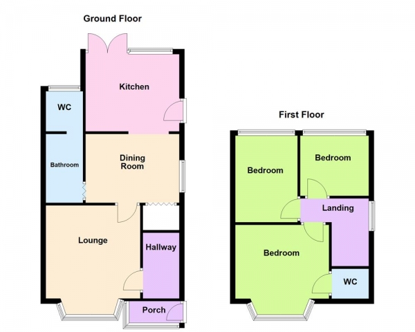 Floor Plan Image for 3 Bedroom Semi-Detached House for Sale in Walton Road, Aldridge, Walsall, WS9 8HN