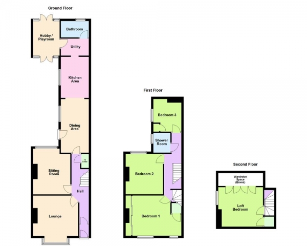 Floor Plan Image for 4 Bedroom Semi-Detached House for Sale in Lichfield Road, Rushall, WS4 1ED