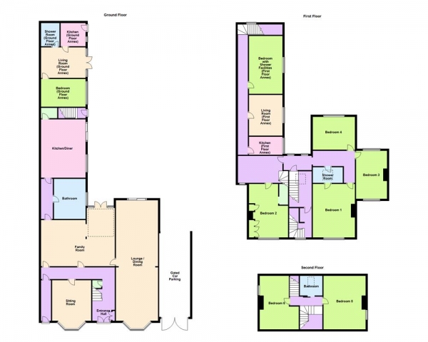 Floor Plan Image for 8 Bedroom Detached House for Sale in Mellish Road, Walsall, WS4 2ED