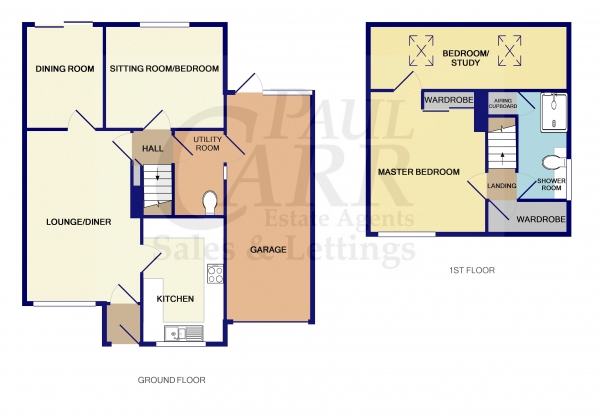 Floor Plan Image for 2 Bedroom Semi-Detached House for Sale in Fallowfield Road, Walsall