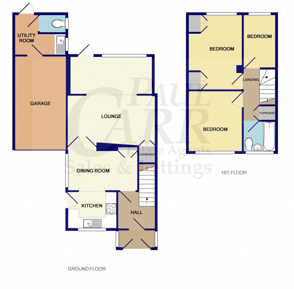 Floor Plan Image for 3 Bedroom Semi-Detached House for Sale in Wheat Hill, Orchard Hills