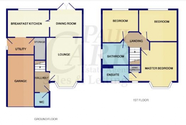 Floor Plan Image for 3 Bedroom Detached House for Sale in Clayhanger Lane, Brownhills, WS8 7DT