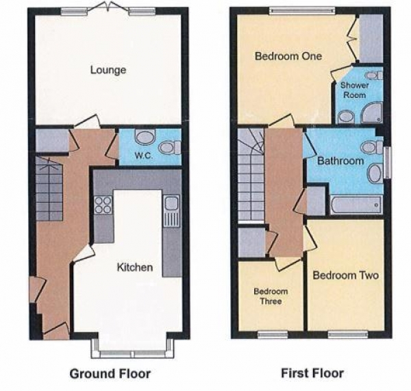 Floor Plan Image for 3 Bedroom Detached House for Sale in Church Road, Brownhills, Walsall WS8 6AA