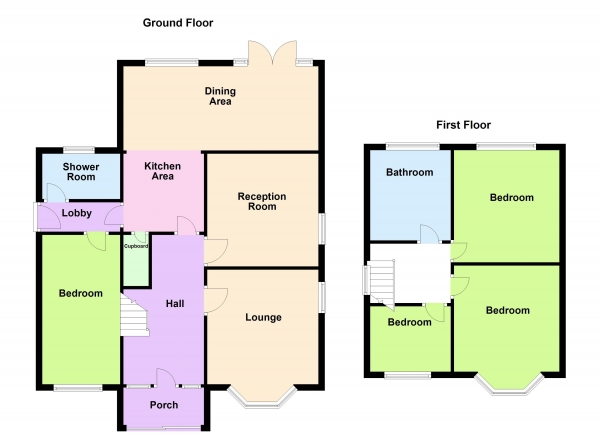 Floor Plan Image for 4 Bedroom Detached House for Sale in Chester Road, Brownhills, Walsall WS8 6DX