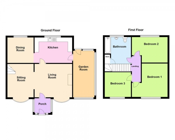 Floor Plan Image for 3 Bedroom Cottage for Sale in Dollymakers Hill, Gentleshaw, Rugeley, WS15 4LT