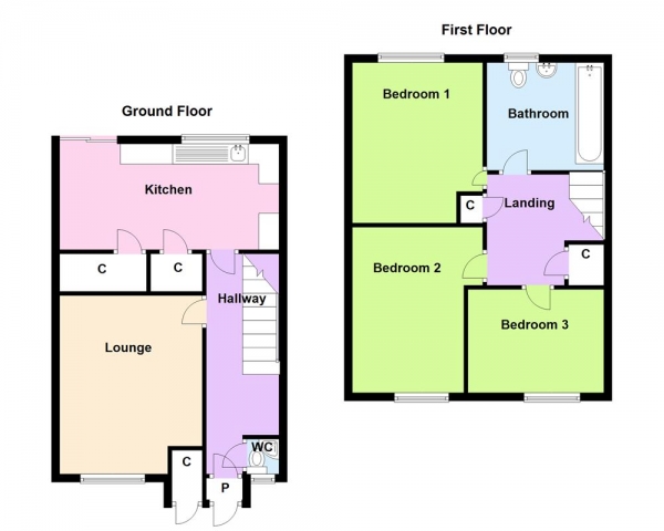 Floor Plan Image for 3 Bedroom Terraced House for Sale in Nechells Park Road, Nechells, B7 5NY