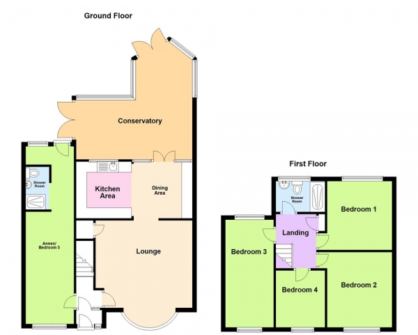 Floor Plan Image for 4 Bedroom Semi-Detached House for Sale in Lydd Croft, Castle Vale, Birmingham, B35 6PP