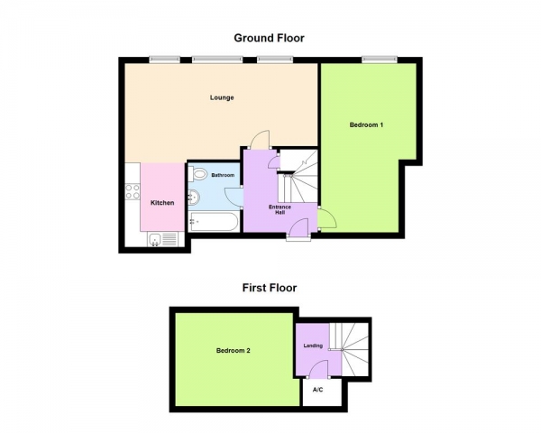 Floor Plan Image for 2 Bedroom Apartment for Sale in Highcroft Hall, Highcroft Road, Birmingham, B23 6GS