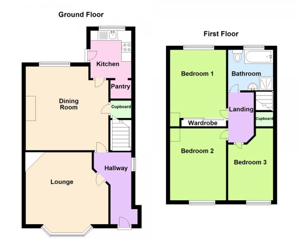 Floor Plan Image for 3 Bedroom Semi-Detached House for Sale in Erdington Hall Road, Erdington, Birmingham, B24 8JE