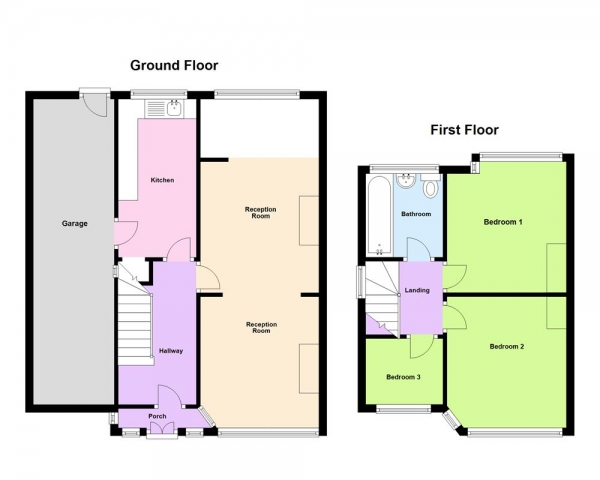 Floor Plan Image for 3 Bedroom Semi-Detached House for Sale in Springthorpe Road, Birmingham