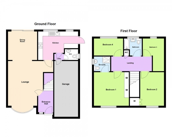 Floor Plan for 4 Bedroom Detached House for Sale in Shakespeare Road, Erdington, Birmingham, B23 7SN, Erdington, B23, 7SN - OIRO &pound317,500