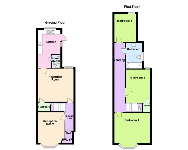 Floor Plan Image for 3 Bedroom Semi-Detached House for Sale in Reservoir Road, Erdington, Birmingham, B23 6PX