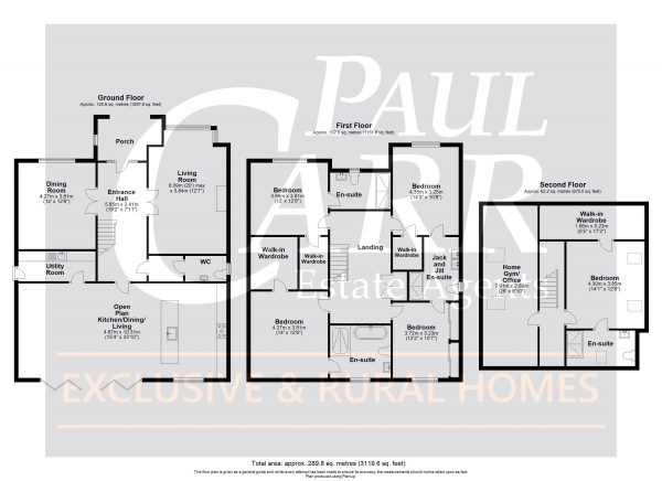 Floor Plan Image for 6 Bedroom Detached House for Sale in Manor Drive, Sutton Coldfield