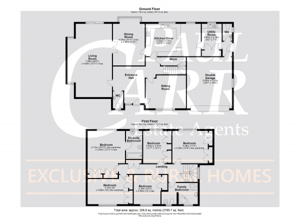 Floor Plan Image for 5 Bedroom Detached House for Sale in Hartopp Road, Four Oaks Estate, B74 2QY