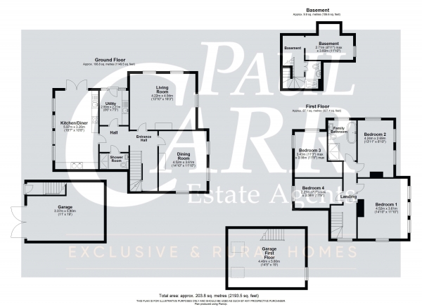 Floor Plan Image for 4 Bedroom Detached House for Sale in Canwell Drive, Sutton Coldfield, B75 5SG