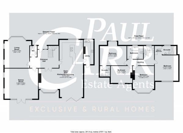 Floor Plan Image for 4 Bedroom Detached House for Sale in Weeford Road, Sutton Coldfield, B75 5RF