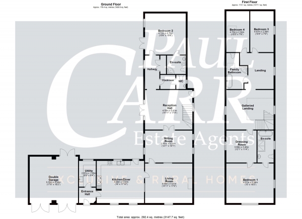 Floor Plan Image for 4 Bedroom Barn Conversion for Sale in Fisherwick Road, Whittington/Fisherwick, Lichfield, WS13 8PS