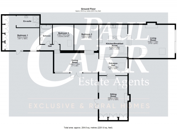 Floor Plan Image for 3 Bedroom Barn Conversion for Sale in Tamhorn Court, Fisherwick Road, Fisherwick, WS14 9JJ