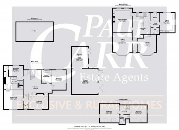 Floor Plan Image for 6 Bedroom Farm House for Sale in The Farmhouse, Bodymoor Green Farm, Kingsbury/Nether Whitaker, B78 2DZ