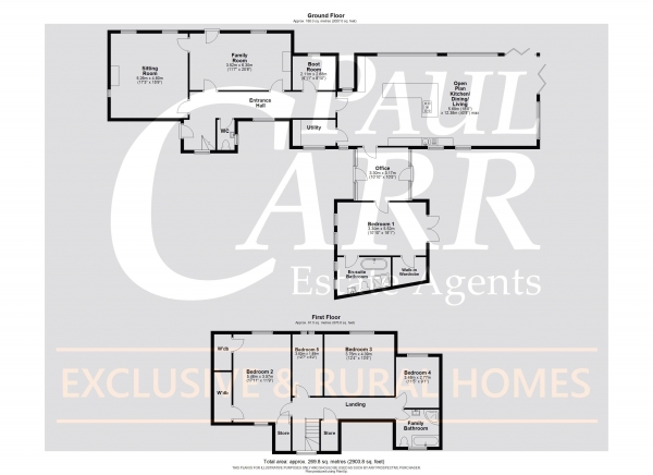 Floor Plan Image for 5 Bedroom Detached House for Sale in Park Road, Alrewas, DE13 7AJ