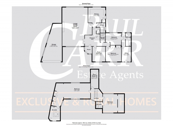 Floor Plan for 4 Bedroom Detached House for Sale in Little Sutton Lane, Four Oaks, B75 6SL, B75, 6SL -  &pound1,100,000