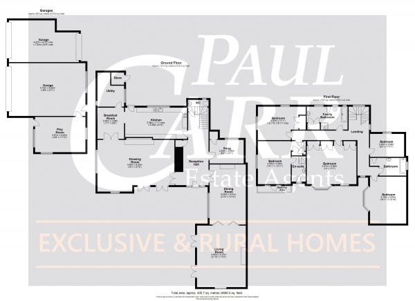 Floor Plan for 5 Bedroom Detached House for Sale in Four Oaks Road, Four Oaks, Sutton Coldfield, B74 2XX, Four Oaks, B74, 2XX - Offers Over &pound1,700,000