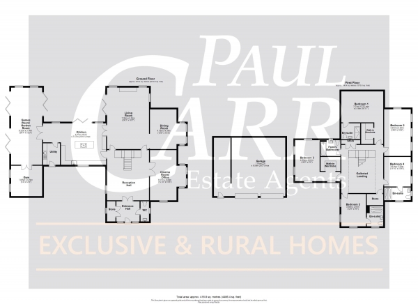 Floor Plan Image for 5 Bedroom Detached House for Sale in Lady Walk, Packington Hall, Packington, Lichfield, WS14 9HJ