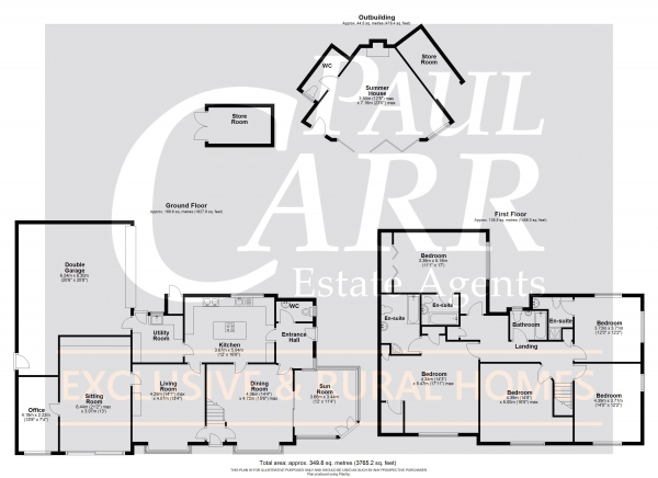 Floor Plan Image for 5 Bedroom Detached House for Sale in Ivy Cottage, The Green, Freasley. B78 2EZ