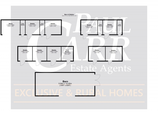 Floor Plan Image for 4 Bedroom Detached House for Sale in Rose Hill, Watling Street, Brewood, Staffordshire, ST19 9LN