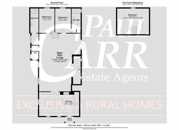 Floor Plan Image for 3 Bedroom Property for Sale in Church Farm Mews, Dosthill, Tamworth, B77 1PU