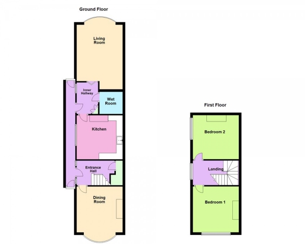 Floor Plan Image for 2 Bedroom Detached House for Sale in Park Street, Cheslyn Hay, WS6 7EF