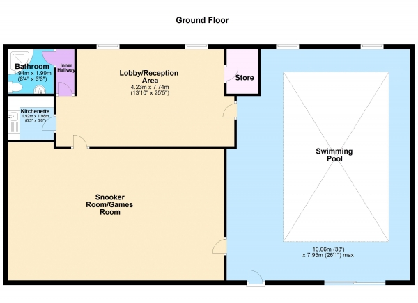 Floor Plan Image for 3 Bedroom Semi-Detached House for Sale in Stafford Road, Cannock, Ws12 4NQ