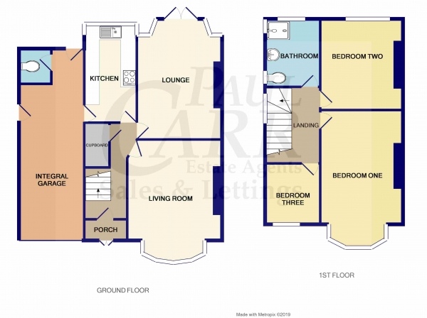 Floor Plan Image for 3 Bedroom Semi-Detached House for Sale in Romilly Avenue, Handsworth Wood, Birmingham