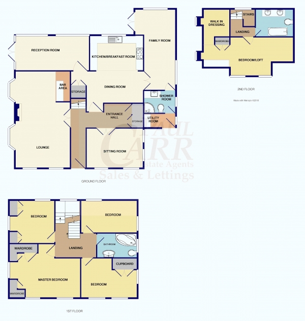 Floor Plan Image for 5 Bedroom Detached House for Sale in Hamstead Hill, Handsworth Wood, Birmingham, West Midlands