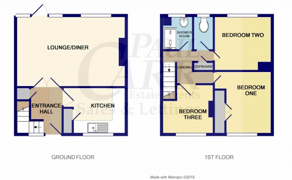 Floor Plan Image for 3 Bedroom Apartment for Sale in Perry Villa Drive, Perry Barr, Birmingham, West Midlands