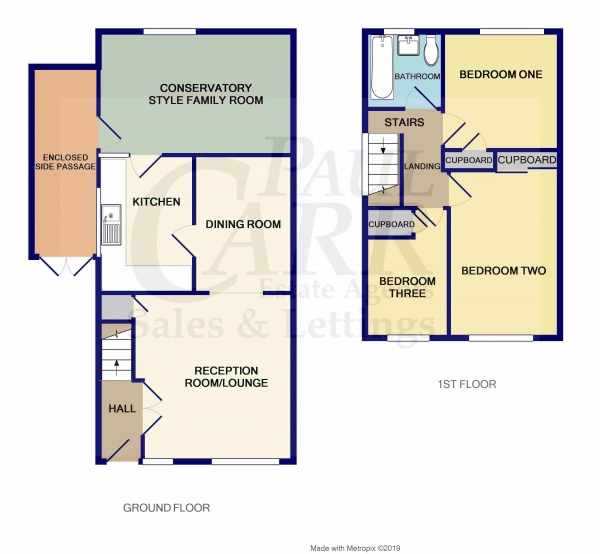 Floor Plan Image for 3 Bedroom Semi-Detached House for Sale in Villa Street, Lozells, Birmingham