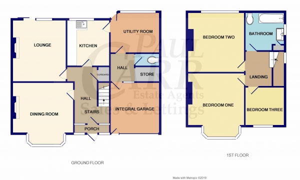 Floor Plan Image for 3 Bedroom Semi-Detached House for Sale in College Road, Handsworth, Birmingham, West Midlands