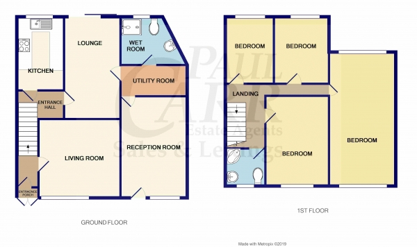 Floor Plan Image for 5 Bedroom Terraced House for Sale in Maidstone Road, Perry Barr, Birmingham, West Midlands