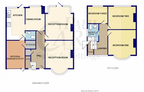 Floor Plan Image for 3 Bedroom Semi-Detached House for Sale in Thursfield Road, West Bromwich, West Midlands